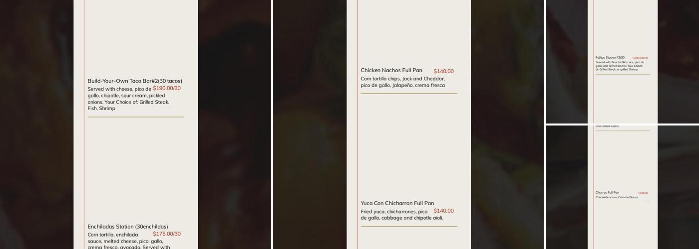 3 Amigos Bar and Grill Menu