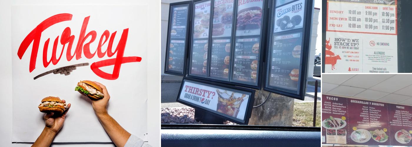Arby's Menu