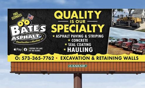 Bates Asphalt Construction & Hauling 340-1 Blue Spring Dr, Eldon Missouri 65026