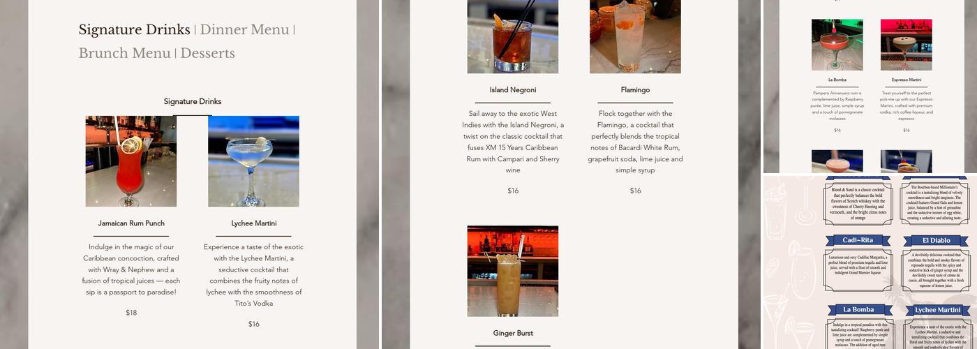 Cross Road Brooklyn Menu