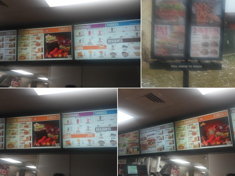 Burger King Menu