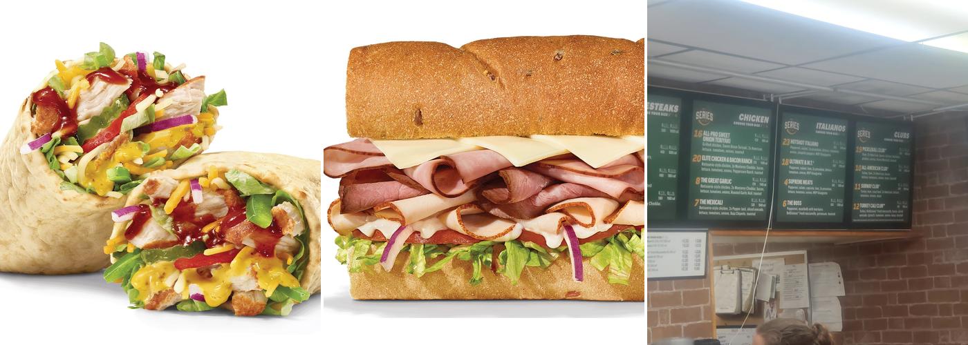 Subway Menu