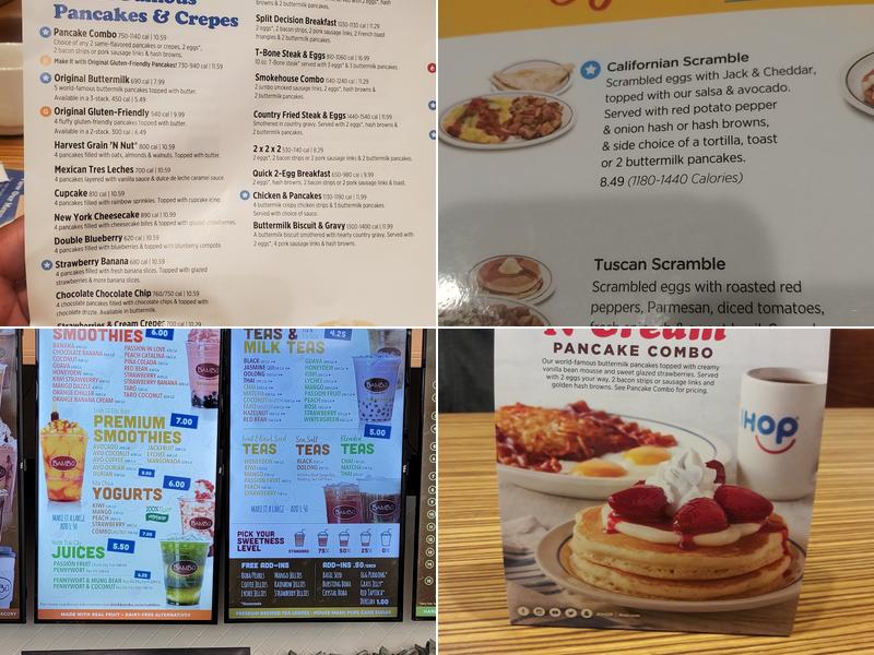 IHOP Menu