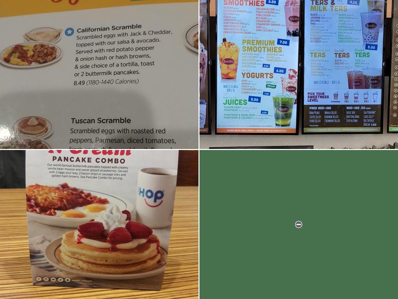 IHOP Menu