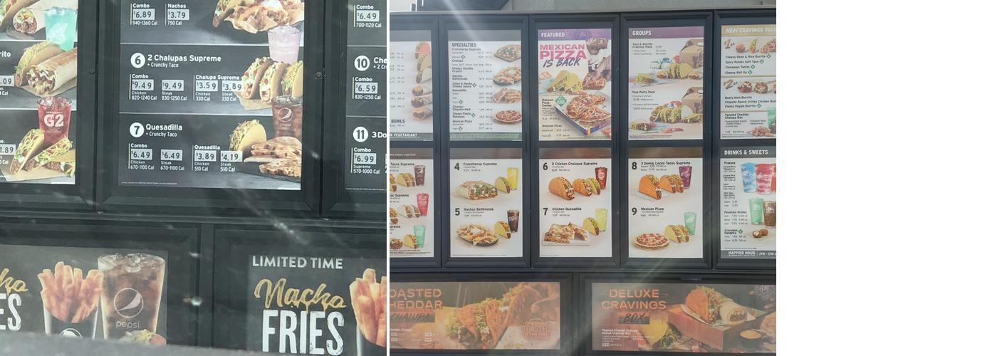 Taco Bell Menu