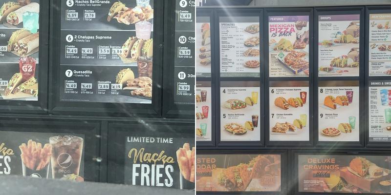 Taco Bell Menu