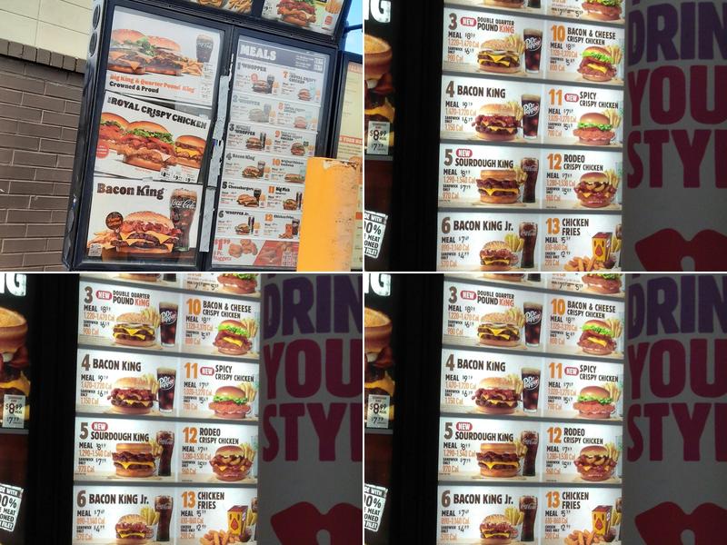 Burger King Menu