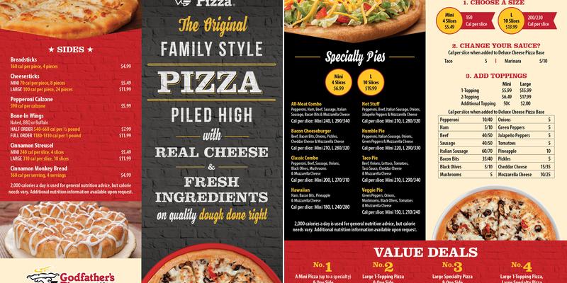 Godfather's Pizza Express Menu