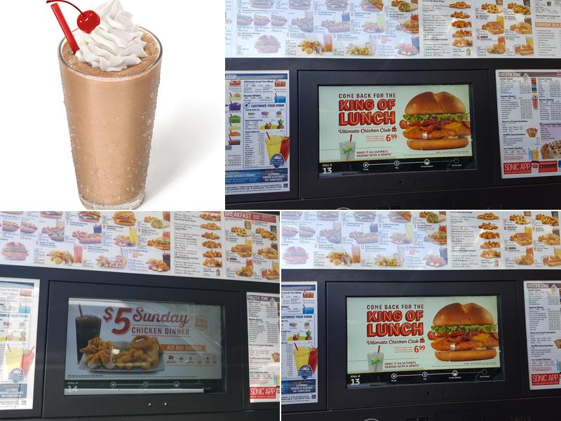 Sonic Drive-In Menu
