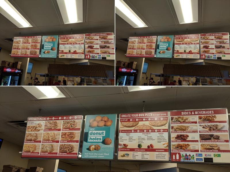 Papa Johns Pizza Menu