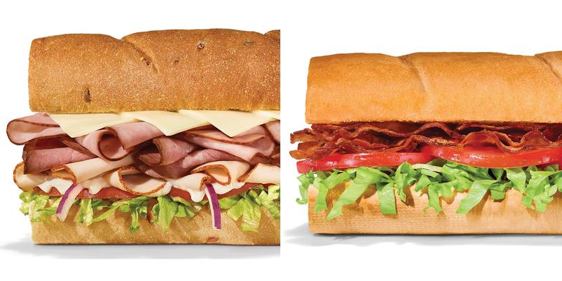 Subway Menu