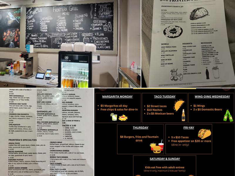 Frontera Grill Menu