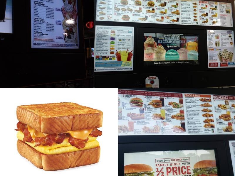 Sonic Drive-In Menu