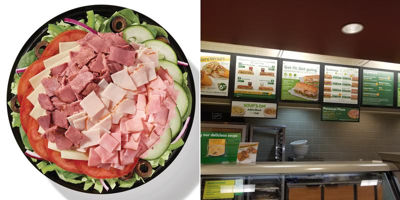Subway Menu
