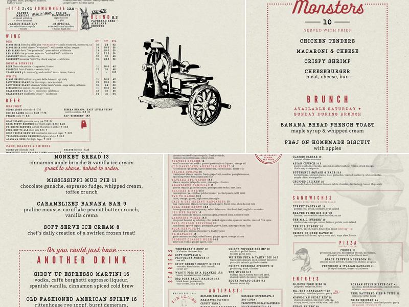 Culinary Dropout Menu