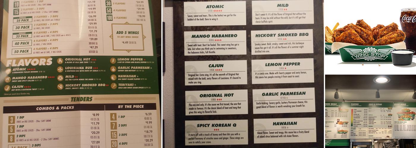 Wingstop Menu