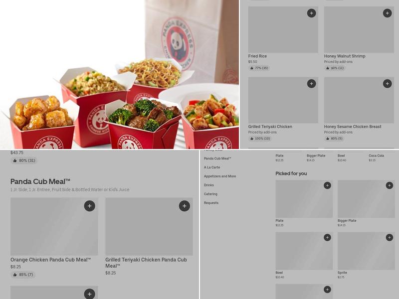 Panda Express Menu