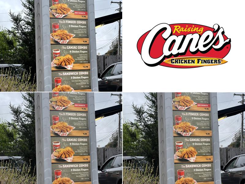 Raising Cane's Chicken Fingers Menu
