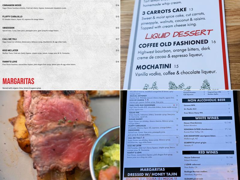 Blind Rabbit Kitchen Menu