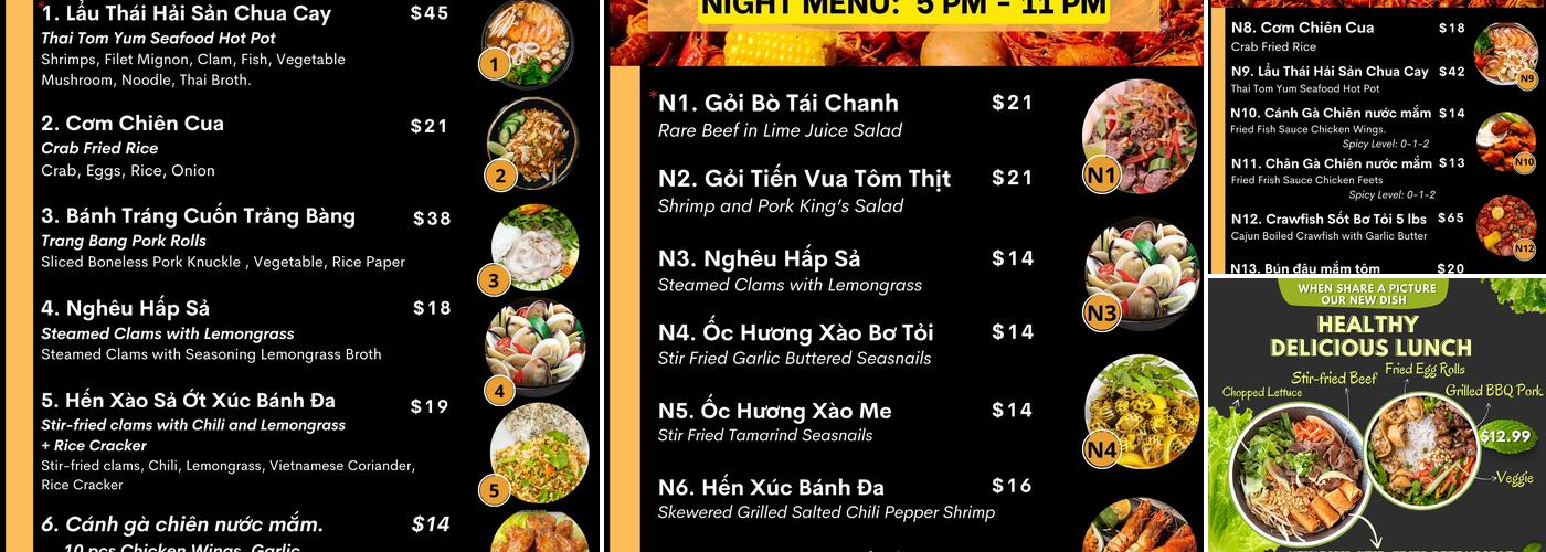 Pho Than Menu