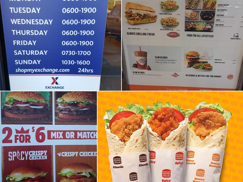 Burger King Menu