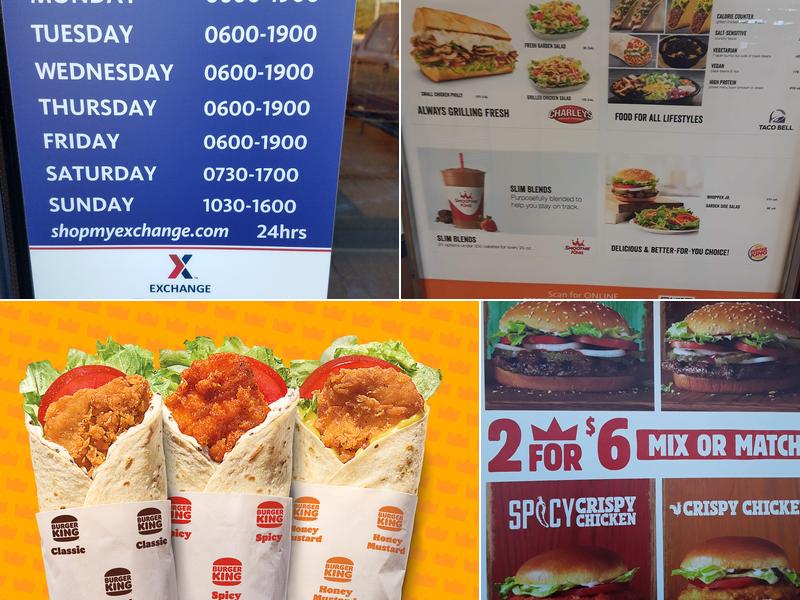 Burger King Menu