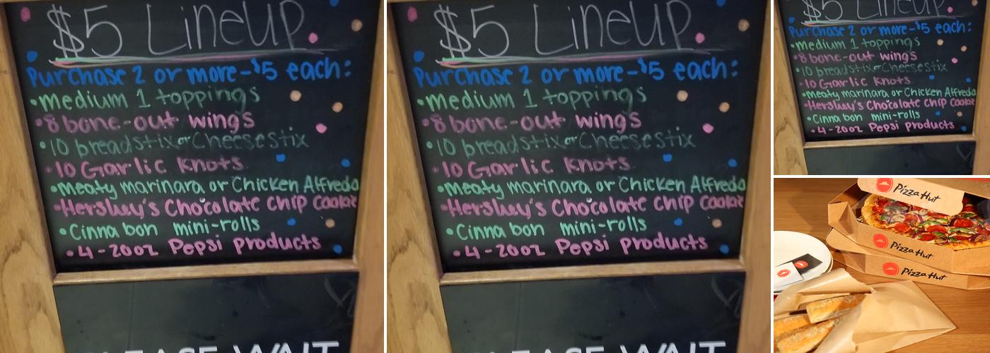 Pizza Hut Menu