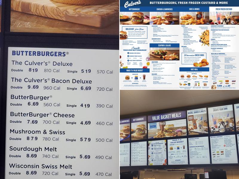 Culver’s Menu