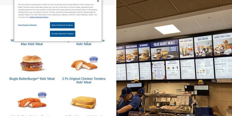 Culver’s Menu