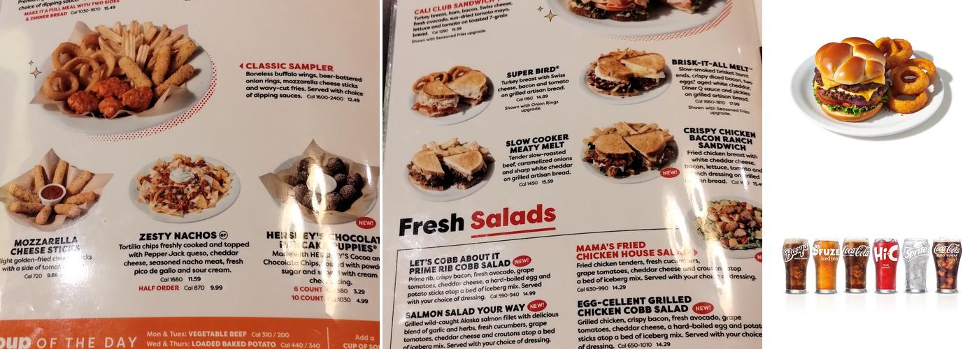 Denny's Menu