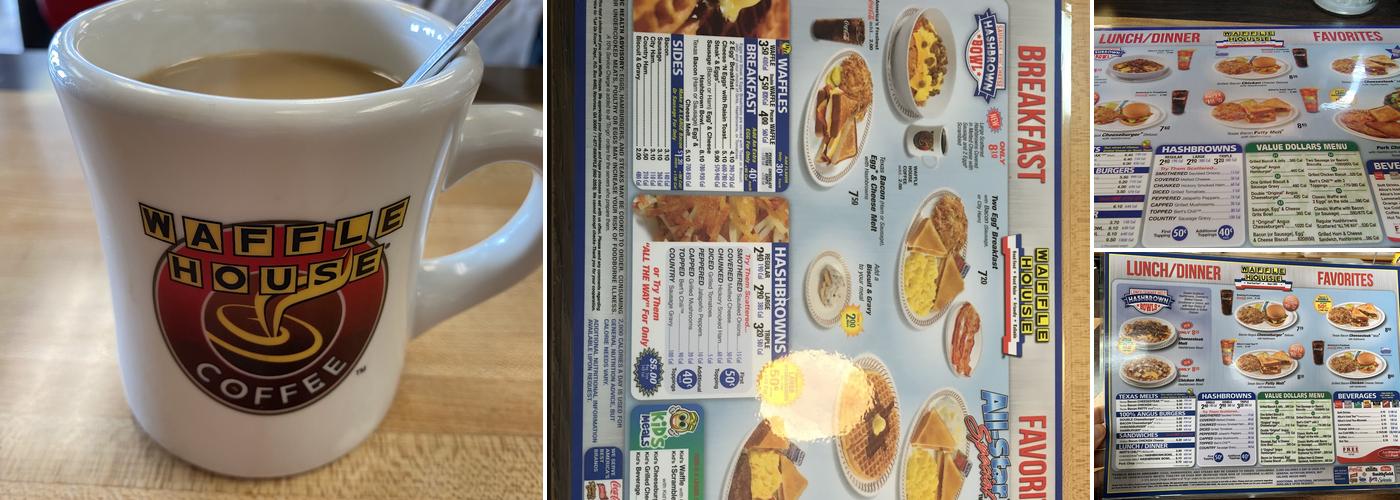 Waffle House Menu