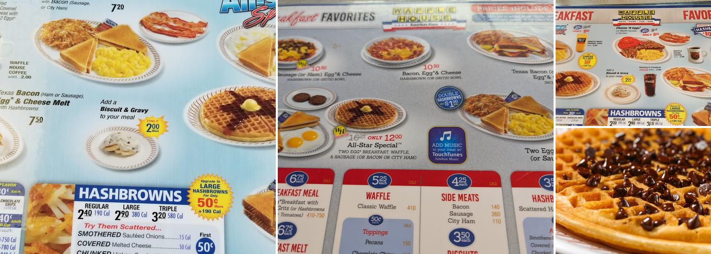 Waffle House Menu