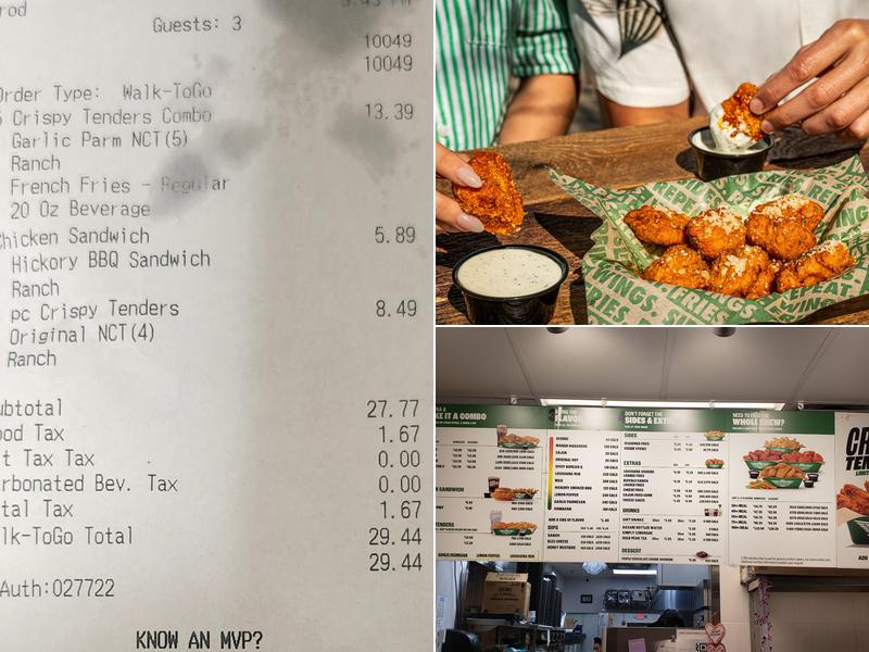 Wingstop Menu