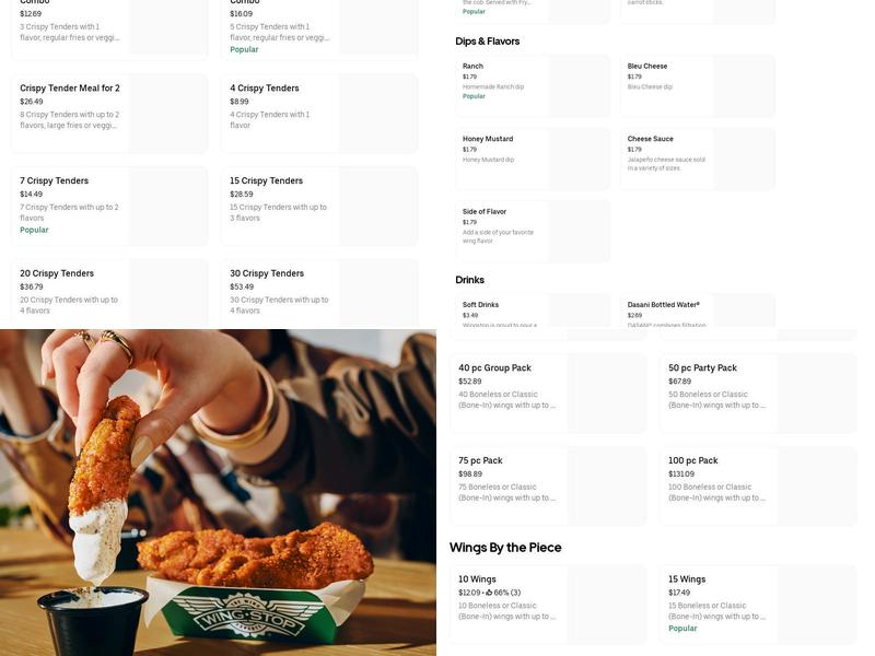 Wingstop Menu