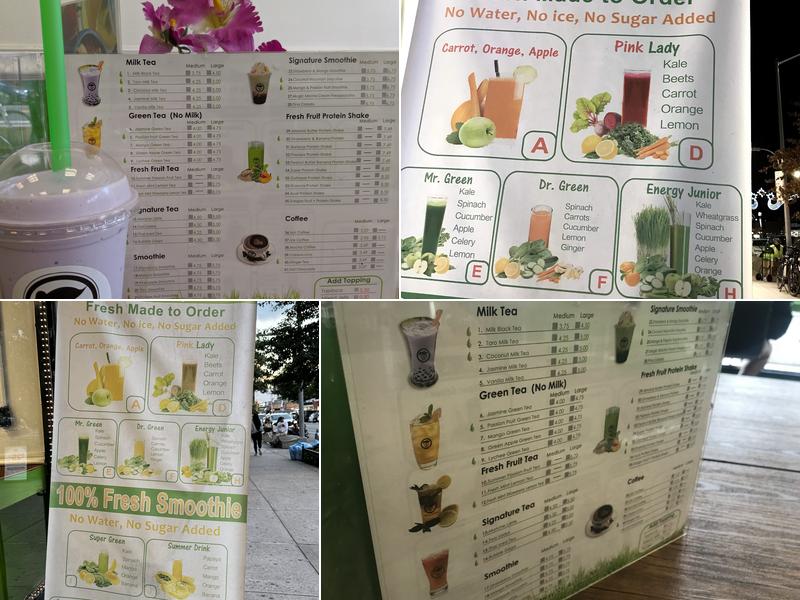 Uncle Drink Menu