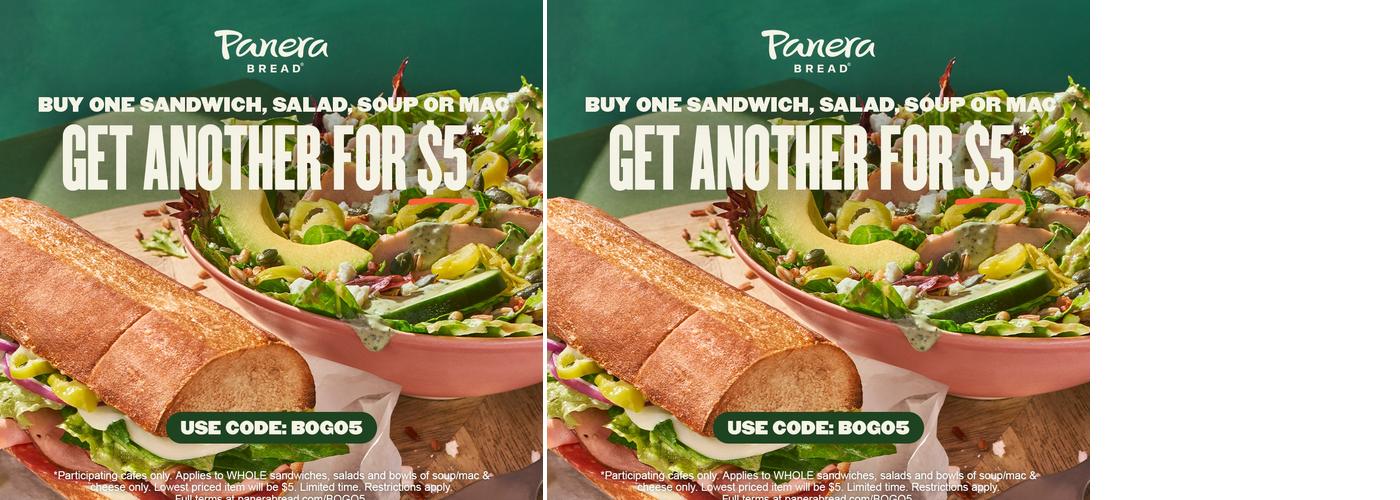 Panera Bread Menu