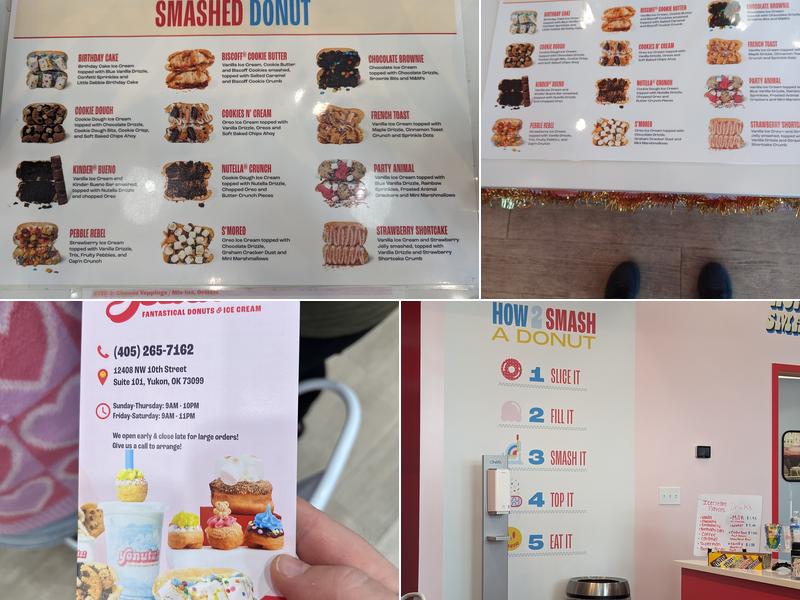 Yonutz Donuts and Ice Cream - Yukon Oklahoma Menu