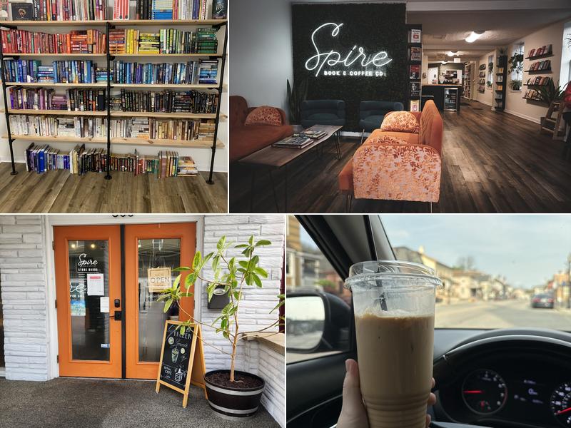 Spire Book & Coffee Co. 308 3rd St, Aurora