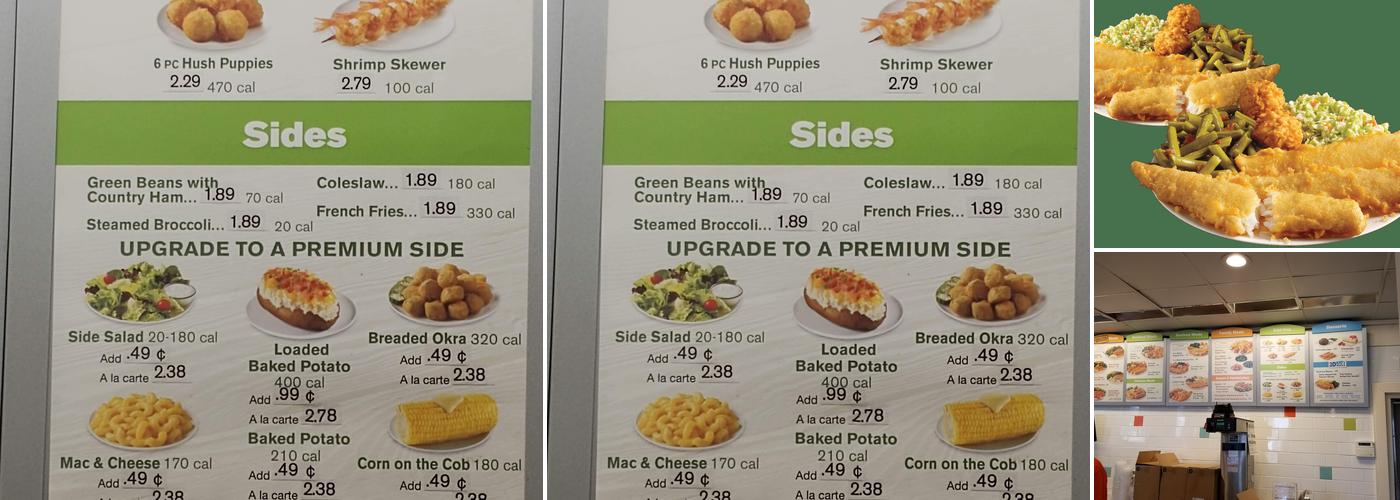 Captain D's Menu