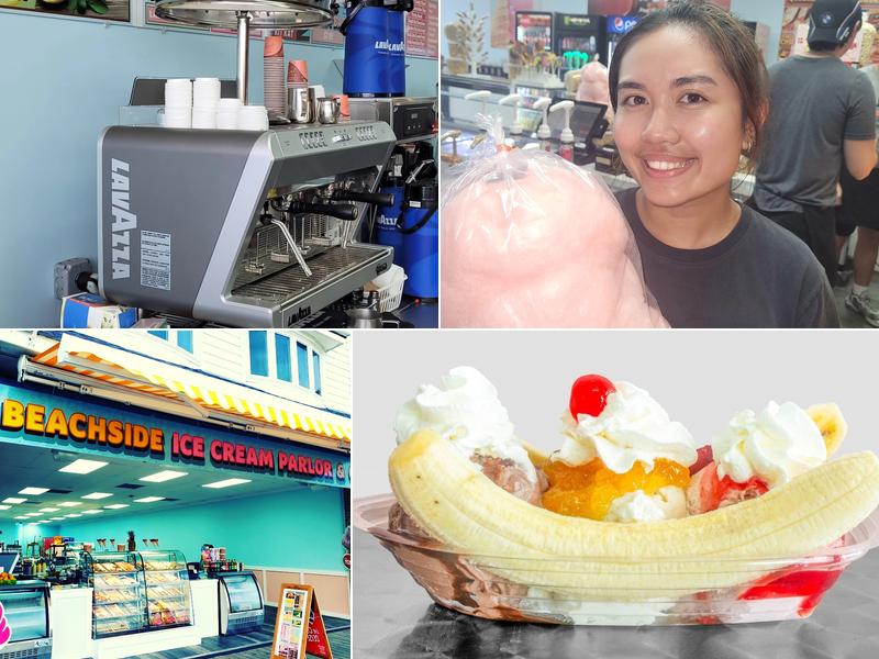 Beachside Ice Cream Parlor and Cafe Restaurant 3906 Boardwalk, Wildwood
