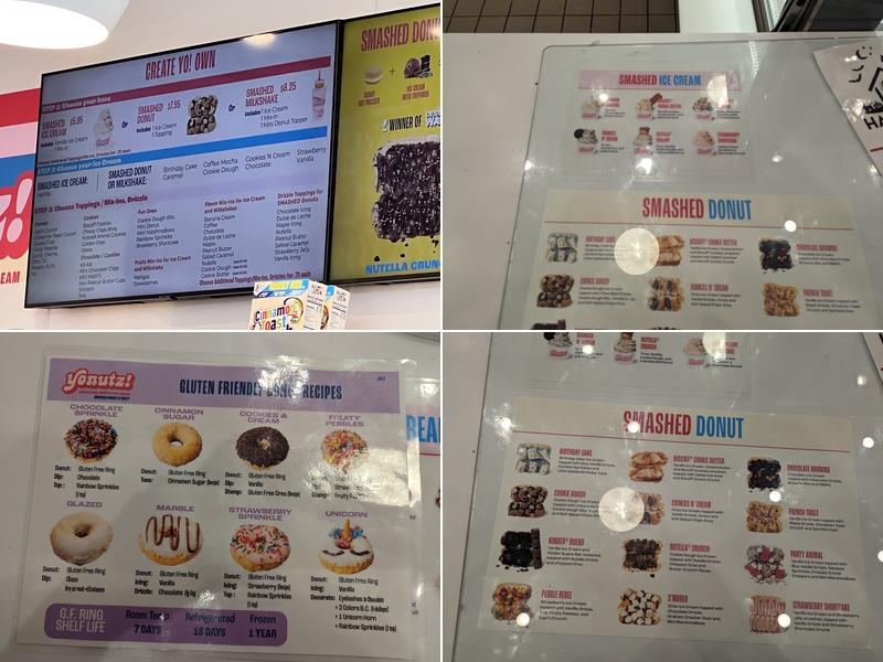 Yonutz Donuts and Ice Cream - Saratoga Springs UT Menu