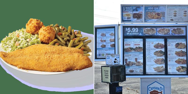 Captain D's Menu