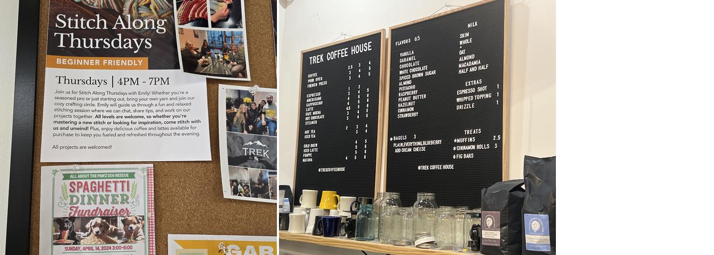 Trek Coffee House Menu