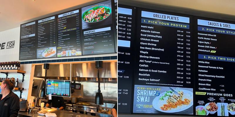 California Fish Grill Menu