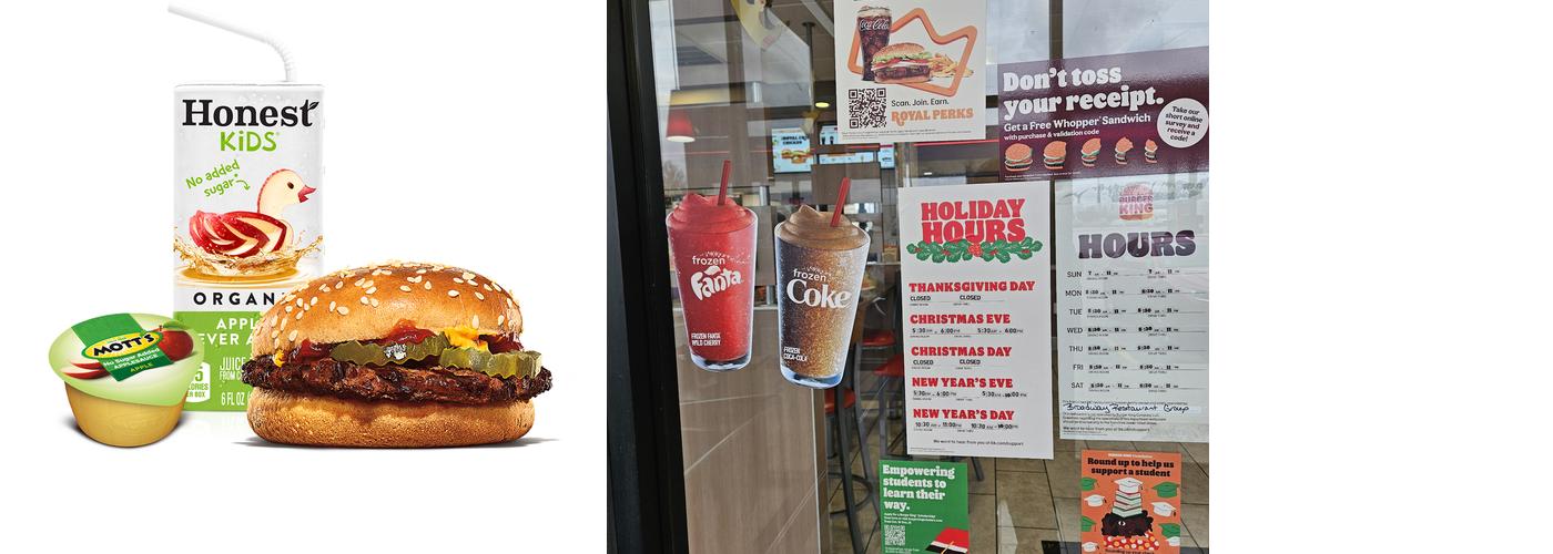 Burger King Menu