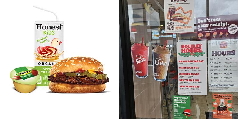 Burger King Menu