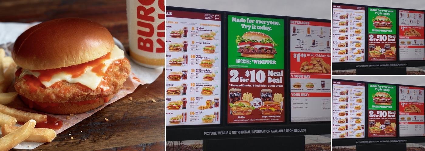 Burger King Menu