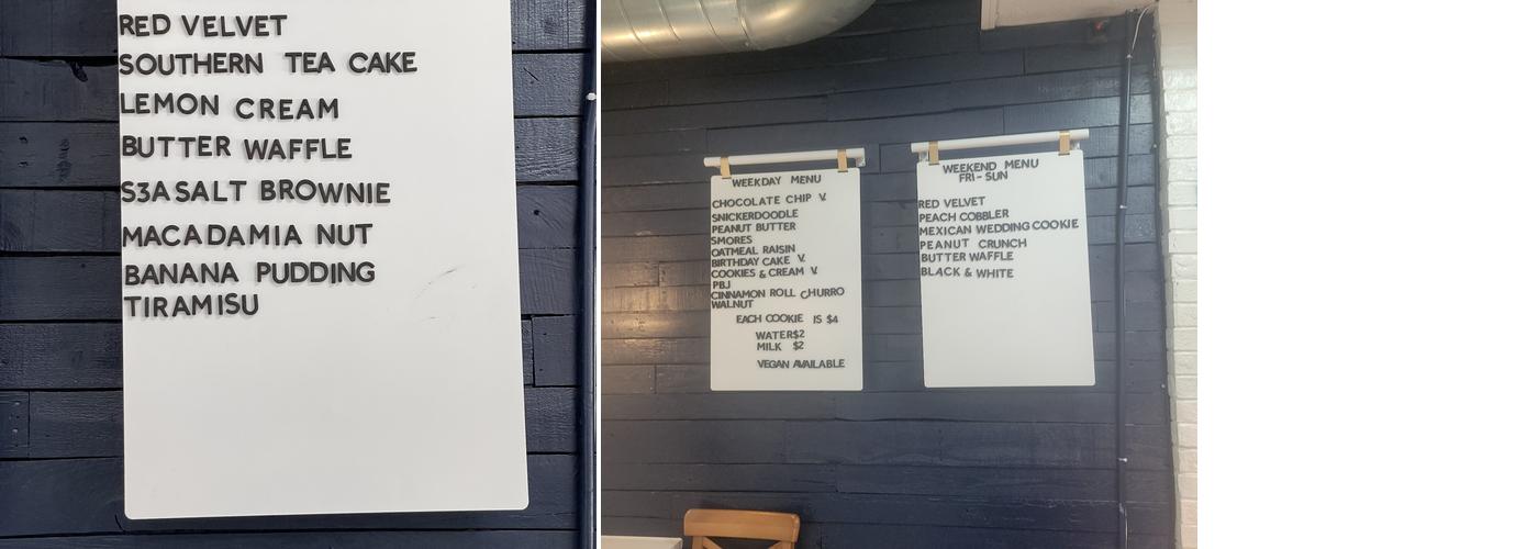 Munster Cravings Menu