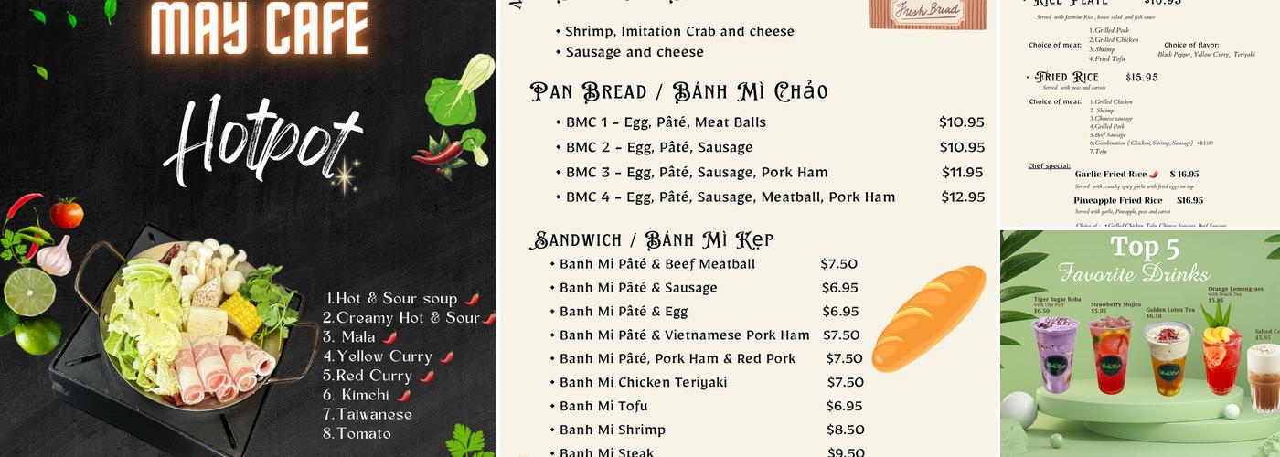 May Cafe Menu