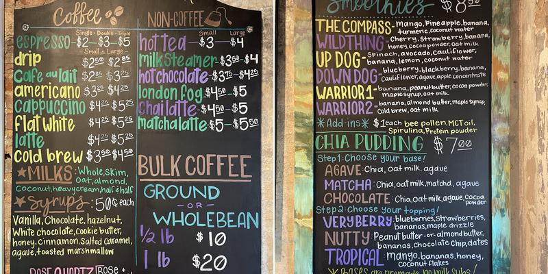 Compass Cafe Menu